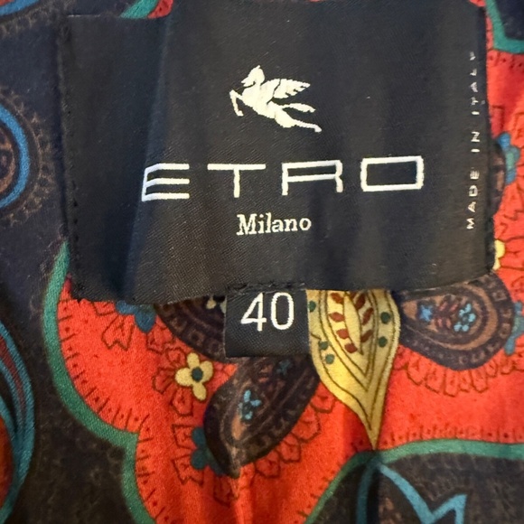 ETRO Suede Fringe Jeweled Biker Vest RARE 40 - Picture 9 of 10